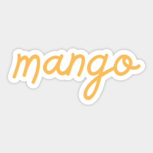 mango - Thai mango yellow orange Sticker